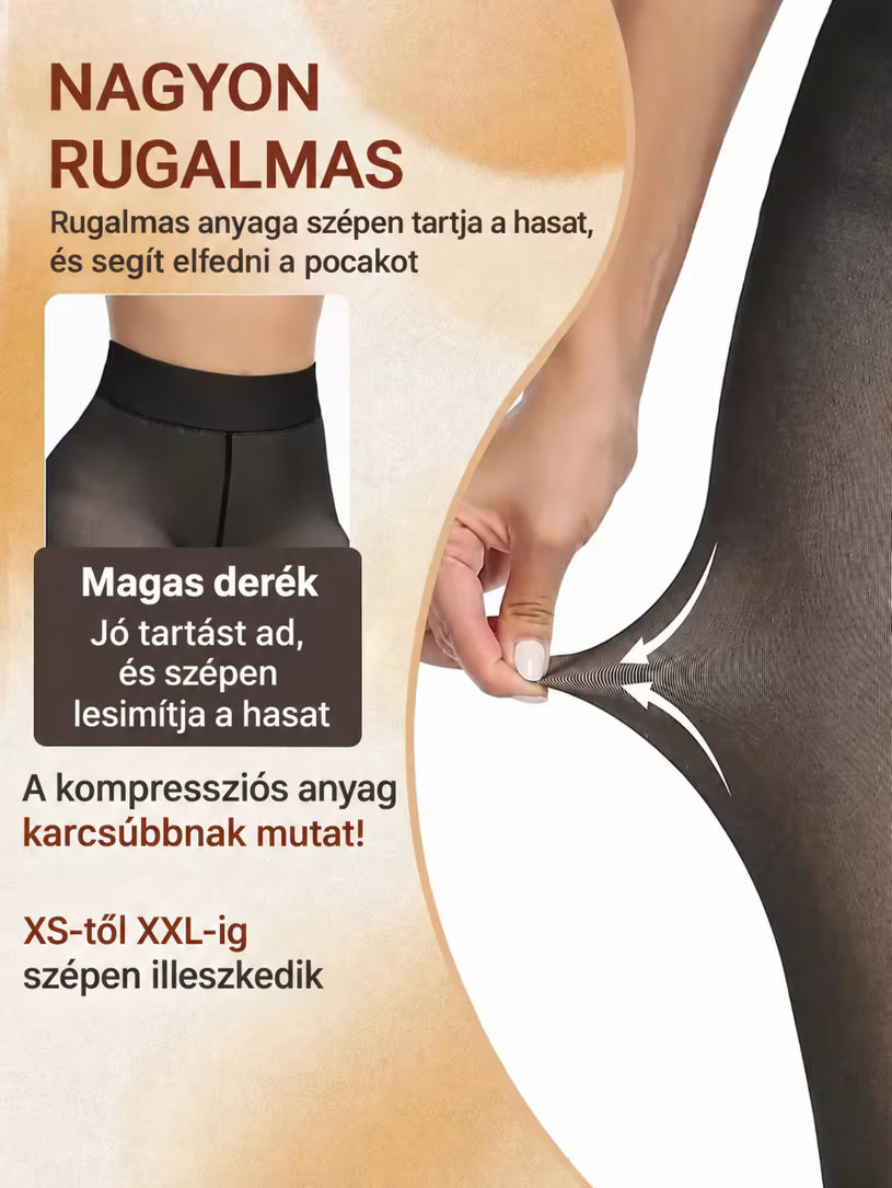 A derékrész gumipántja egy óra séta után